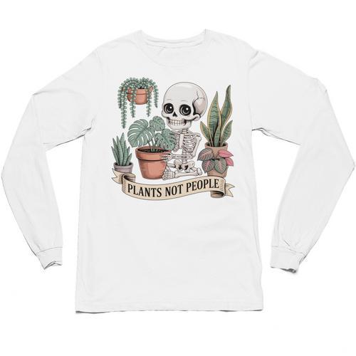 Plant Introvert Gardener Houseplant Botanical Women Men Kids Unisex Long Sleeve T-Shirt - Raresse