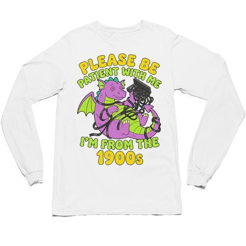 Please Be Patient I'm From The 1900s Dragon Men Women Premium Tri-Blend Unisex Long Sleeve T-Shirt - Figerry