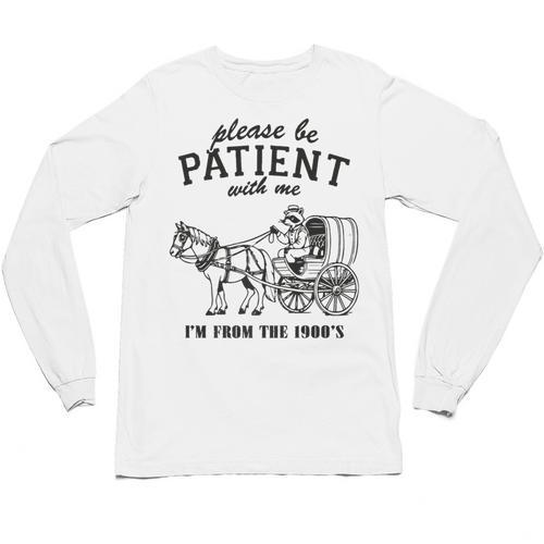 Please Be Patient I'm From The 1900s Raccoon Lover Premium Unisex Long Sleeve T-Shirt - Figerry