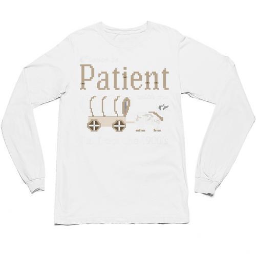Please Be Patient With Me I'm From The 1900s Retro Gamer Premium Unisex Long Sleeve T-Shirt - Figerry