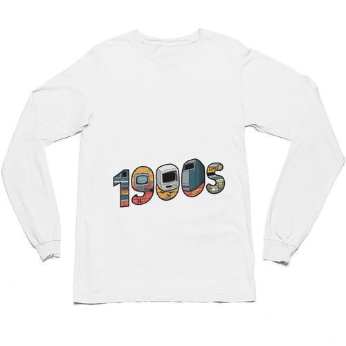 Please Be Patient I'm From The 1900s Vintage Tech Graphic Unisex Long Sleeve T-Shirt - Figerry