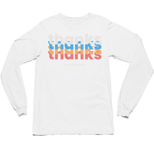 Polite Introvert Thanks But No Thanks Retro Graphic Unisex Long Sleeve T-Shirt - Raresse