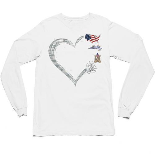 Proud Air Force Grandma Air Force Graduation Grandma USAF Unisex Long Sleeve T-Shirt - Best Gift Smart