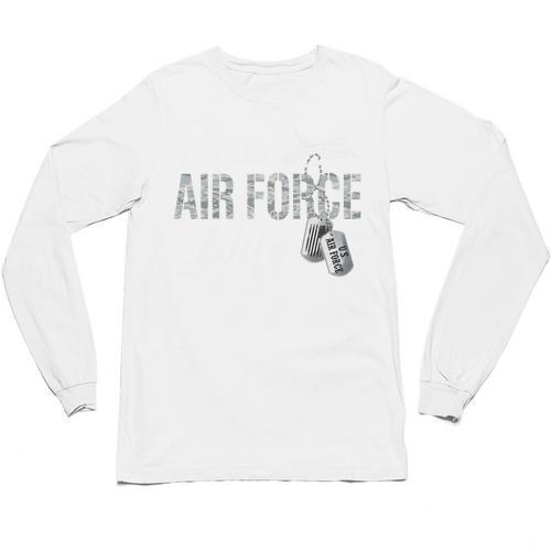Proud Air Force Wife Air Force Graduation USAF Wife Unisex Long Sleeve T-Shirt - Best Gift Smart