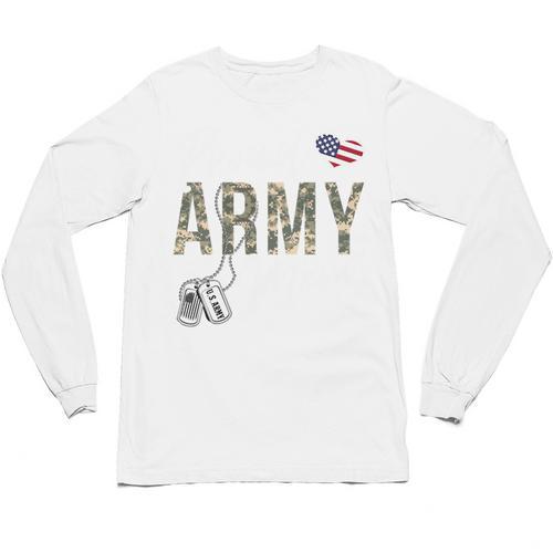 Proud Army Mom Army Graduation Mom US Army Mom Unisex Long Sleeve T-Shirt - Best Gift Smart