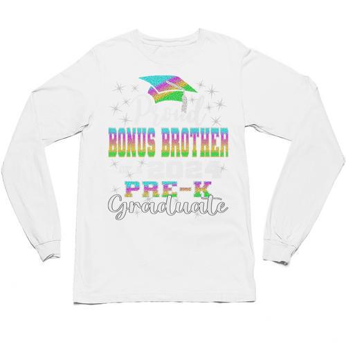 Proud Bonus Brother Of PreK School Graduate 2024 Graduation Premium Unisex Long Sleeve T-Shirt - Best Gift Smart