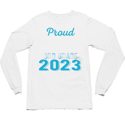 Proud Nephew Of 3rd Grade Graduate 2023 Graduation Family Unisex Long Sleeve T-Shirt - Best Gift Smart