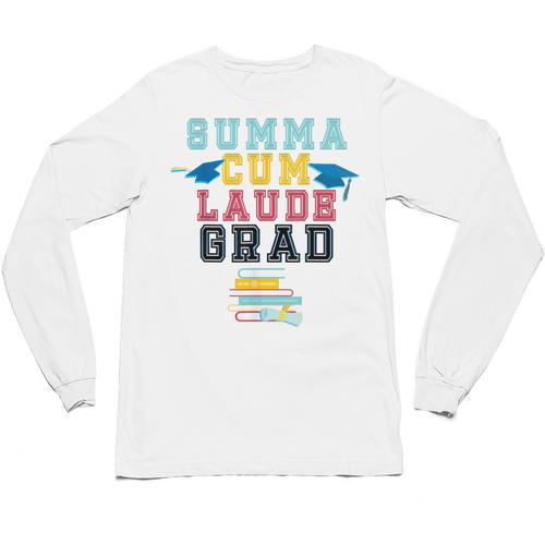 Proud Summa Cum Laude Grad College Graduation T-Shirt Unisex Long Sleeve T-Shirt - Best Gift Smart