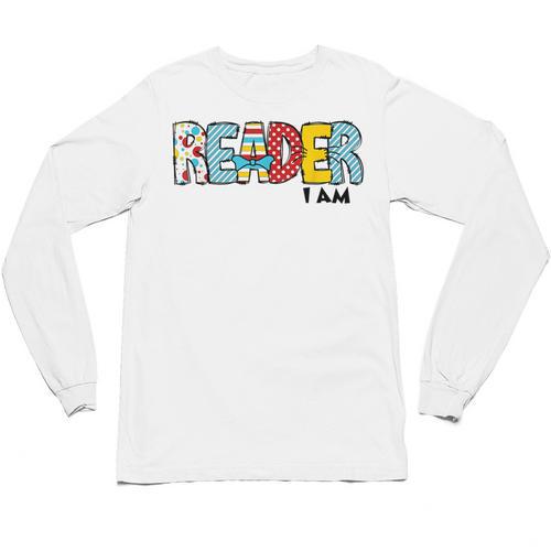 Reader I Am Bookworm Librarian I Heart Read Book Lover Unisex Long Sleeve T-Shirt - Bookorys DE