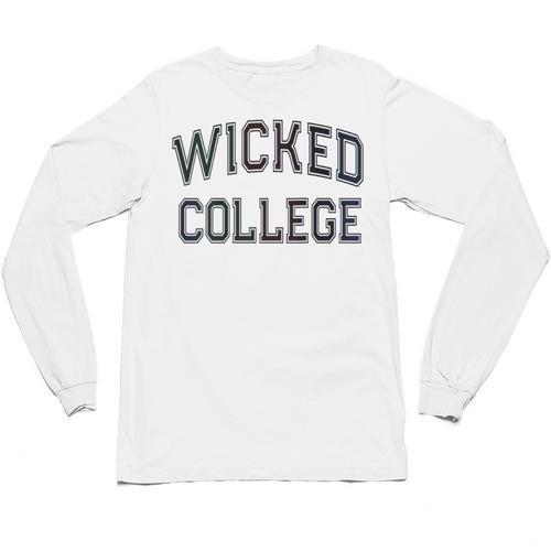 Retro Anti Social WICKED COLLEGE Introvert Stay Away From Me Unisex Long Sleeve T-Shirt - Raresse