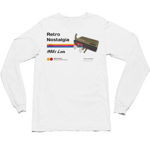 Retro Nostalgia 1980s Love Graphic Unisex Long Sleeve T-Shirt - Figerry