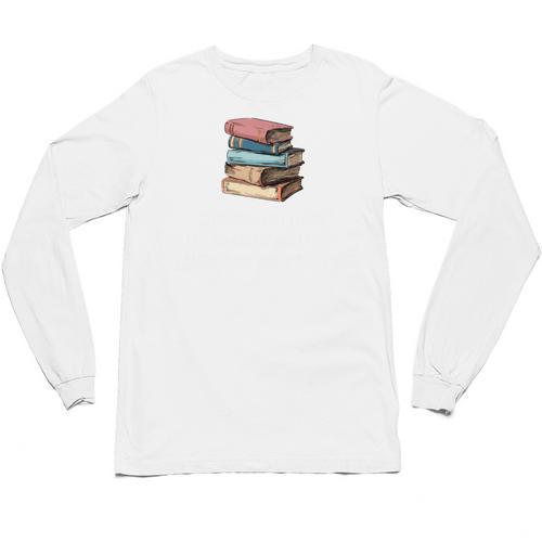 Retro Sometimes I Think I Read Too Much For Book Lover Unisex Long Sleeve T-Shirt - Bookorys DE