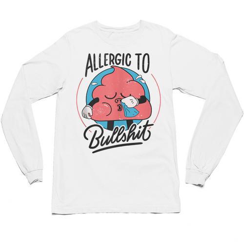 Retro Toon Introvert Sarcasm Anti-Social Nihilism Unisex Long Sleeve T-Shirt - Raresse
