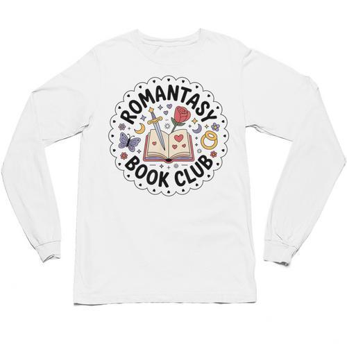 Romantasy Book Club Romance Fantasy Book Lover Tee Unisex Long Sleeve T-Shirt - Bookorys AU