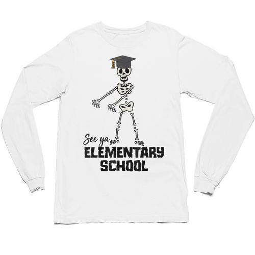 See Ya Elementary School Shirt Cool Graduation Tee Unisex Long Sleeve T-Shirt - Best Gift Smart