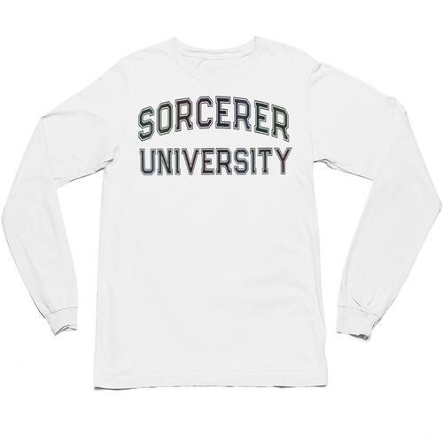Silly Anti Social SORCERER UNIVERSITY Introvert Stay Away Unisex Long Sleeve T-Shirt - Raresse