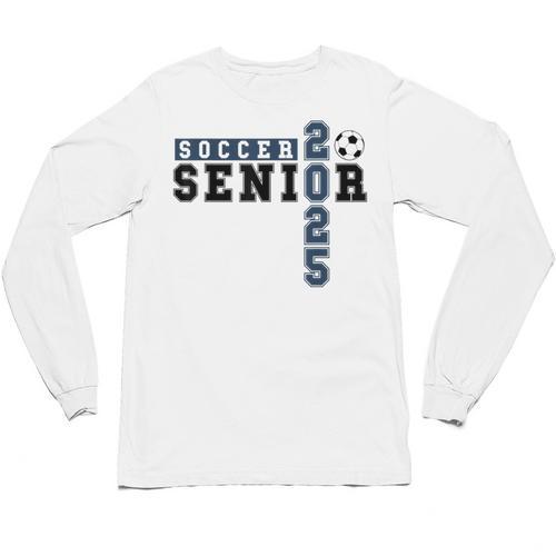 Soccer Senior Night Soccer Senior 2025 Graduation 28 Unisex Long Sleeve T-Shirt - Best Gift Smart