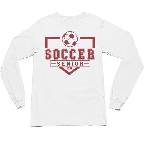 Soccer Senior Night Soccer Senior 2025 Graduation 33 Unisex Long Sleeve T-Shirt - Best Gift Smart
