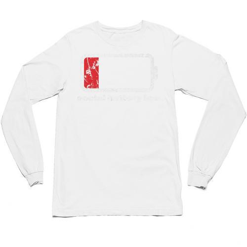 Social Battery Low Introvert Premium Unisex Long Sleeve T-Shirt - Raresse