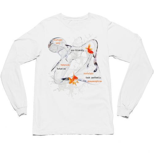 Splash Water Frutiger Aero Y2K Style Clownfish Unisex Long Sleeve T-Shirt - Figerry