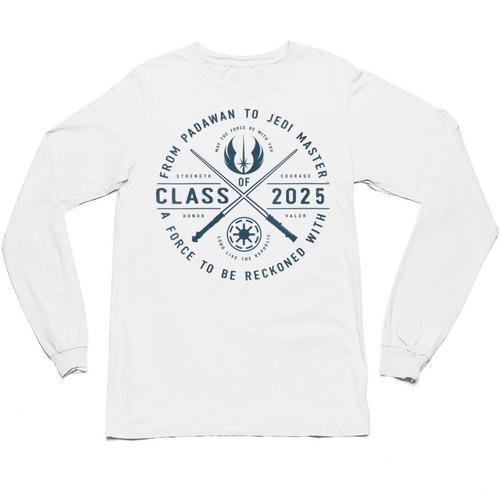 Star Wars Graduation Jedi Academy Class Of 2025 New Grad Unisex Long Sleeve T-Shirt - Best Gift Smart