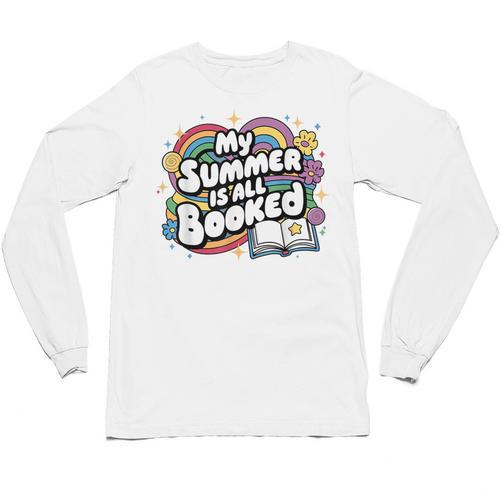 My Summer Is All Booked Book Reading Summer Reading For Men Women Unisex Long Sleeve T-Shirt - Bookorys