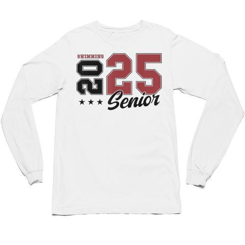 Swimming Senior Night Swimming Senior 2025 Graduation 59 Unisex Long Sleeve T-Shirt - Best Gift Smart