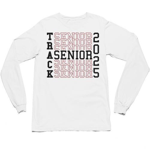 Track Senior Night Track Senior 2025 Graduation 60 Unisex Long Sleeve T-Shirt - Best Gift Smart