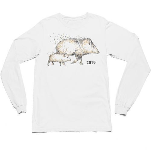 Tucson Festival Of Books TFOB 2019 Javelina Mascot Unisex Long Sleeve T-Shirt - Bookorys DE