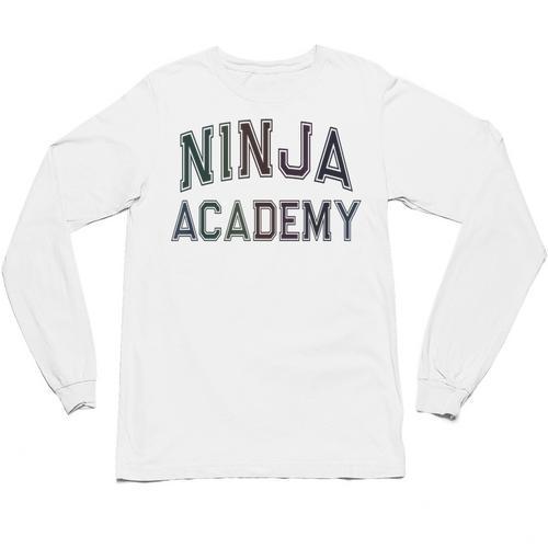 Vintage Don'T Call Me NINJA ACADEMY Introvert Sarcastic Unisex Long Sleeve T-Shirt - Raresse