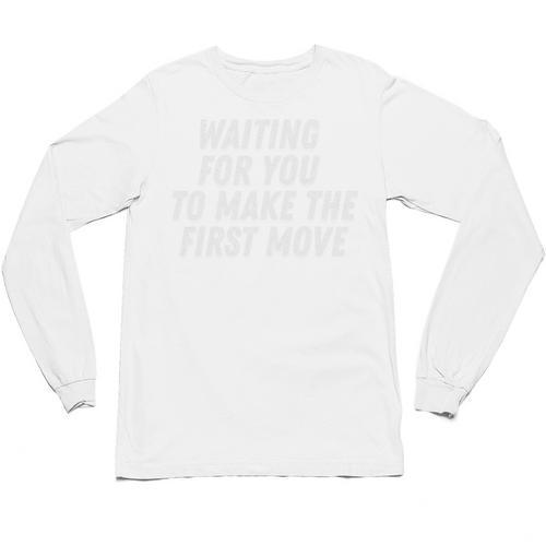 Waiting For You To Make The First Move Vintage Introvert Premium Tri-Blend Unisex Long Sleeve T-Shirt - Raresse