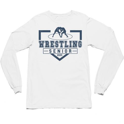 Wrestling Senior Night Wrestling Senior 2025 Graduation 66 Unisex Long Sleeve T-Shirt - Best Gift Smart