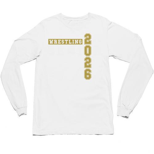 Wrestling Senior Night Wrestling Senior 2026 Graduation 43 Unisex Long Sleeve T-Shirt - Best Gift Smart