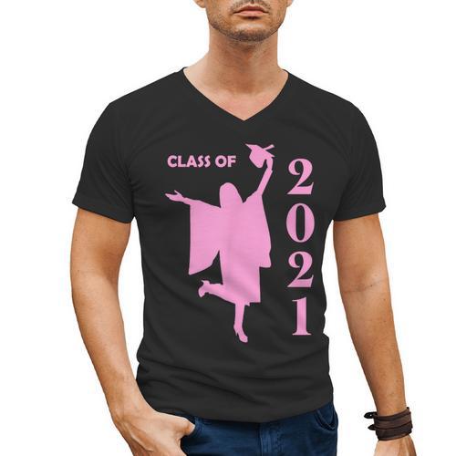 12th Grade Girls Graduation High School Graduation Men's V-Neck T-Shirt - Best Gift Smart