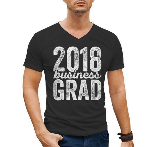 2018 Business Graduation MBA Graduate Degree Men's V-Neck T-Shirt - Best Gift Smart