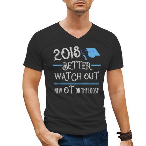 2018 Occupational Therapy Graduation Shirt For OT Men's V-Neck T-Shirt - Best Gift Smart