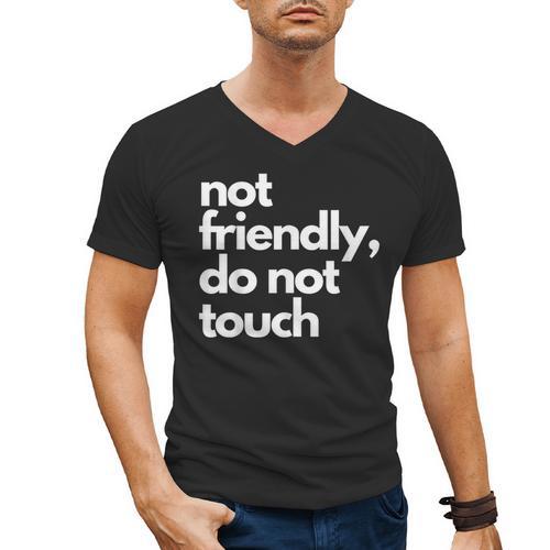 Aggressive Introvert Men's V-Neck T-Shirt - Raresse