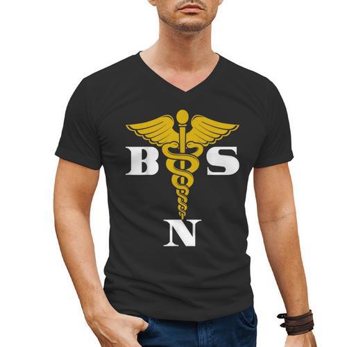 Bachelor Of Science Nursing Graduation Men's V-Neck T-Shirt - Best Gift Smart