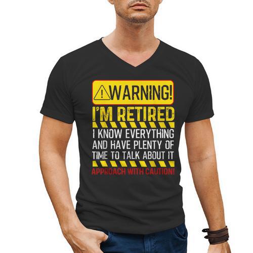 Best Retirement Novelty For Men Women Dad Grandpa Retirement Men's V-Neck T-Shirt - Father's Day Fun
