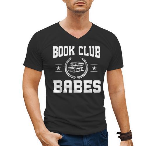 Book Club Babes Men's V-Neck T-Shirt - Bookorys CA