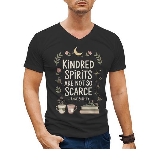 Book Lover Friend Quote Anne Men's V-Neck T-Shirt - Bookorys CA