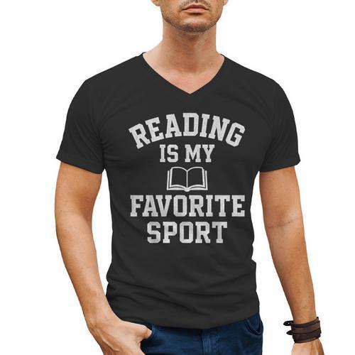 Book Lover Reading For Teachers Students Librarians Men's V-Neck T-Shirt - Bookorys
