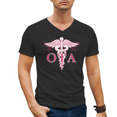 Caduceus Shirt Occupational Therapist Assistant Graduation Men's V-Neck T-Shirt - Best Gift Smart
