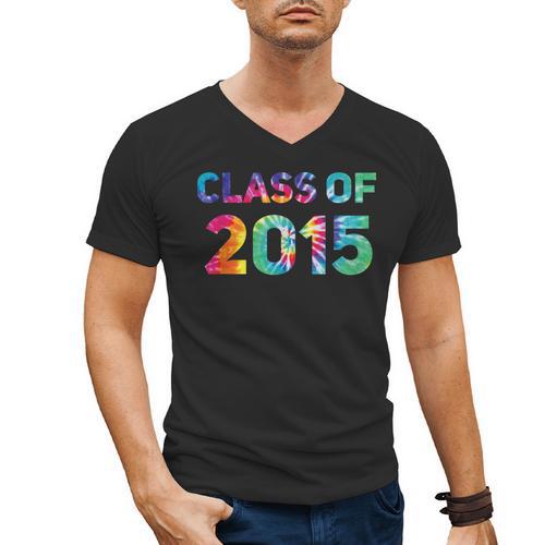 Class Of 2015 School Reunion College Highschool Graduation Men's V-Neck T-Shirt - Best Gift Smart