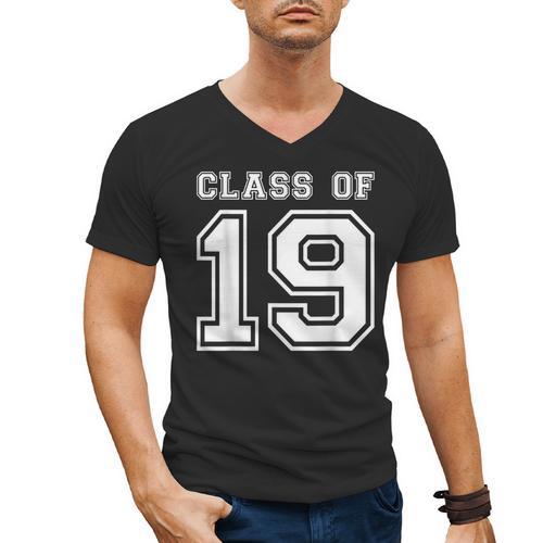 Class Of 2019 Senior Graduation Shirt 2019 Graduate Men's V-Neck T-Shirt - Best Gift Smart