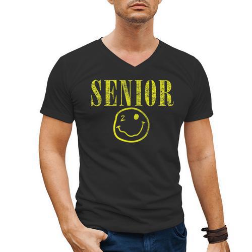 Class Of 2020 Senior 90s Grunge Graduation Men's V-Neck T-Shirt - Best Gift Smart