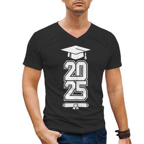 Class Of 2025 Done Graduation For Him Her Women Men Men's V-Neck T-Shirt - Best Gift Smart