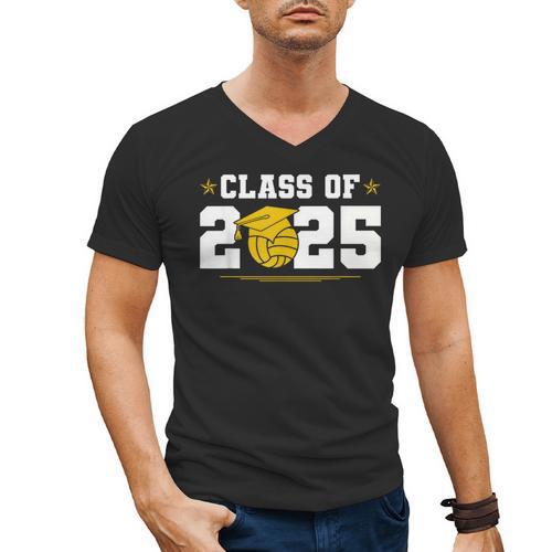 Class Of 2025 Graduation Waterpolo Senior 2025 Men's V-Neck T-Shirt - Best Gift Smart