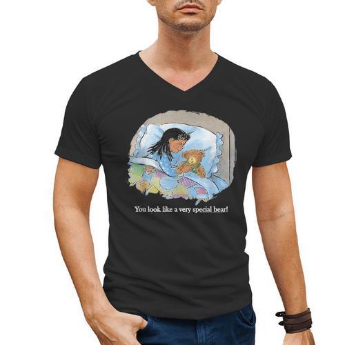 Corduroy A Very Special Bear Illustrated Children's Book Men's V-Neck T-Shirt - Bookorys DE
