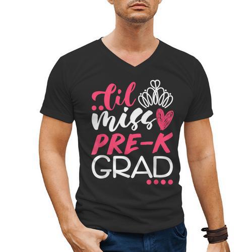 Cute Pre K Graduation Shirts Girls Tee Men's V-Neck T-Shirt - Best Gift Smart